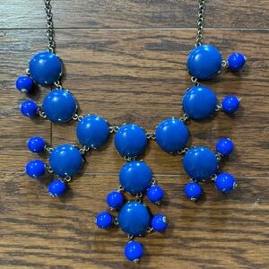 Ily Couture Cobalt Blue Bubble Necklace